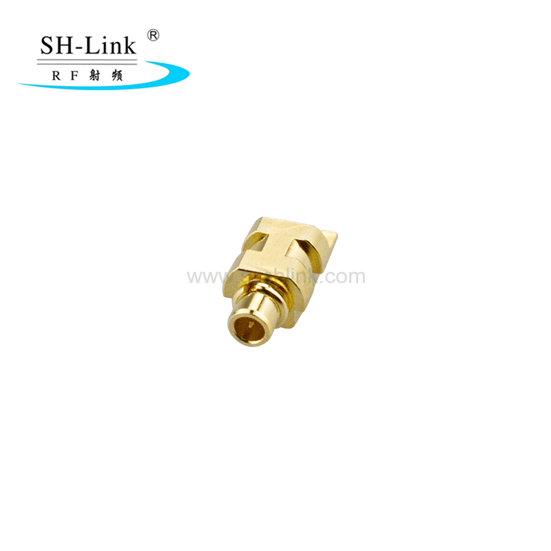 Rf connector high frequency mmcx (slotted) rf plug side smash-welded PCB board headphone plug（MMCX-50JE-9）